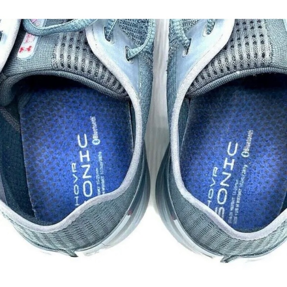 UNDER ARMOUR HOVR Sonic Mens Gray Navy Blue BLUETOOTH Sneaker Shoes Mens 11.5 - Picture 11 of 12